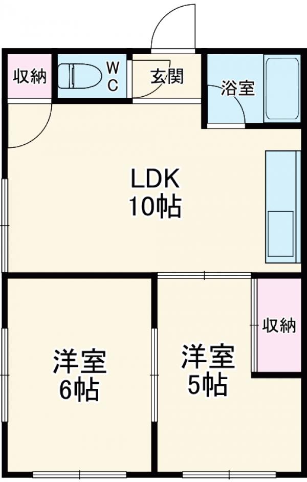 ステーションかおり2の間取り