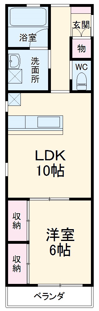 K・ラルジェの間取り