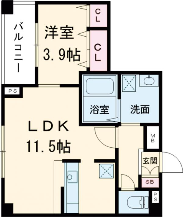 エスタシオンMTの間取り