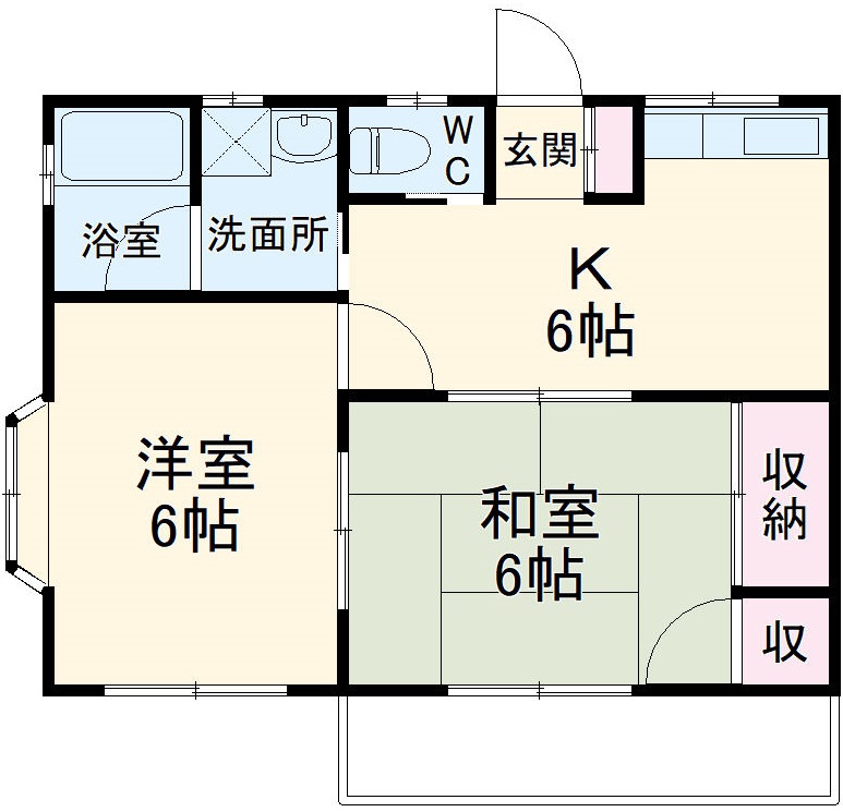 アペニイBの間取り