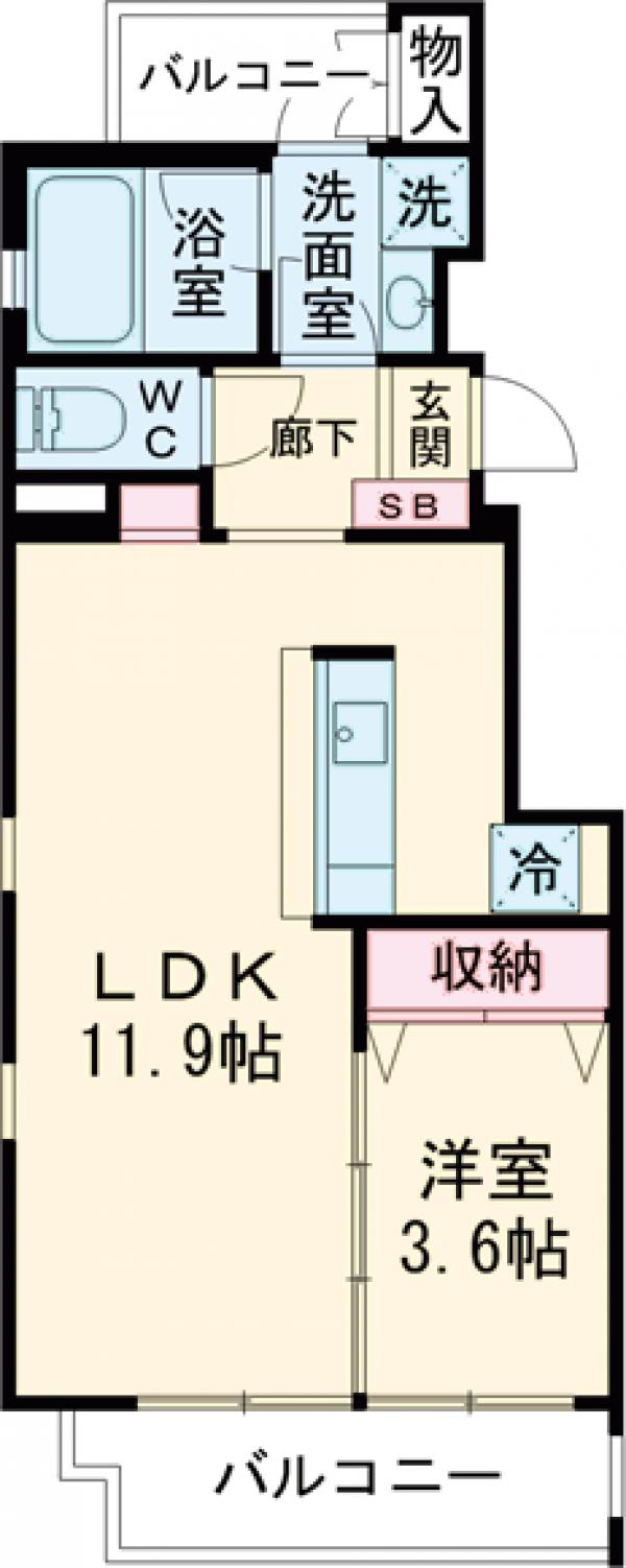 MARI’S Apartmentの間取り