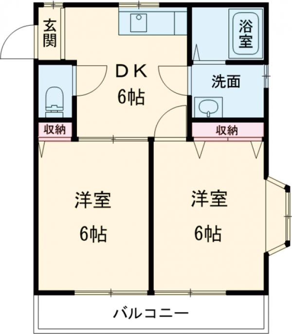 フレグランスミツシの間取り