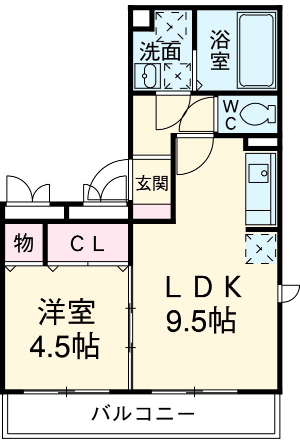 レグルス東刈谷の間取り