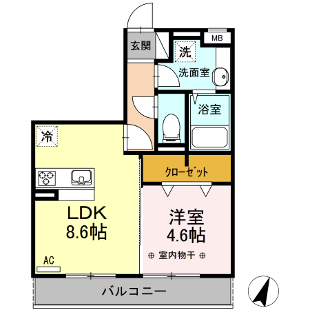 リッツハウスⅤの間取り