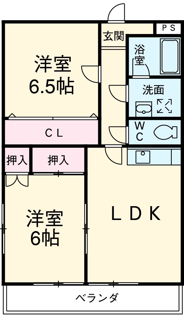 レジデンスHARUMIの間取り