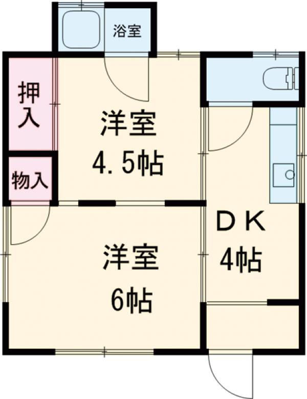 安辰荘の間取り