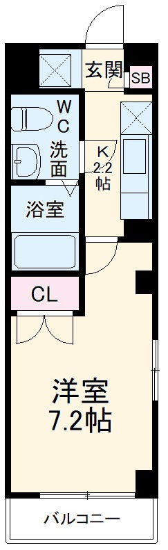 グランメール与野の間取り