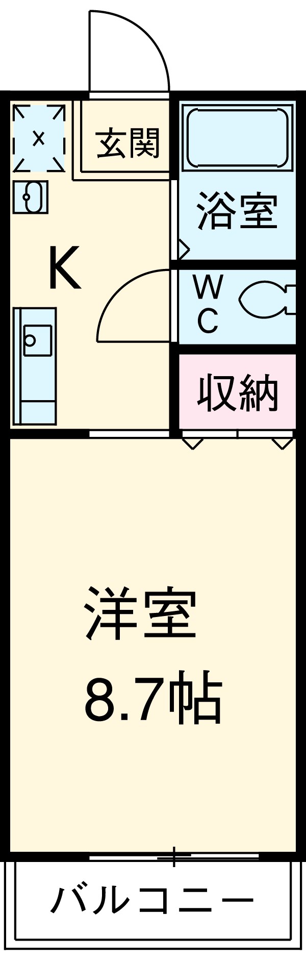 アベニュー平野Ⅵの間取り