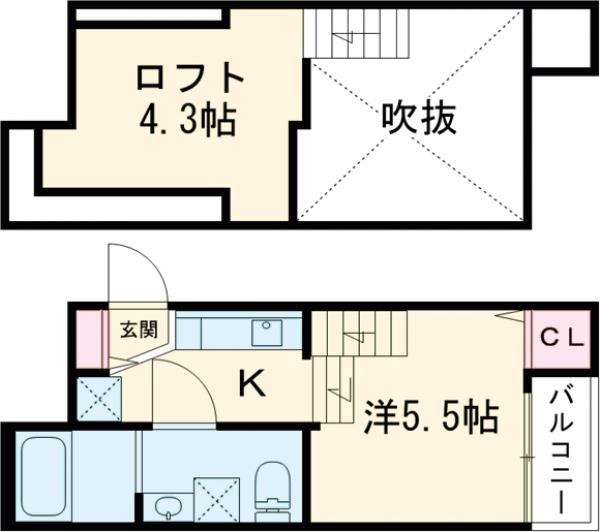 スペランザ・ピーノ吉塚の間取り