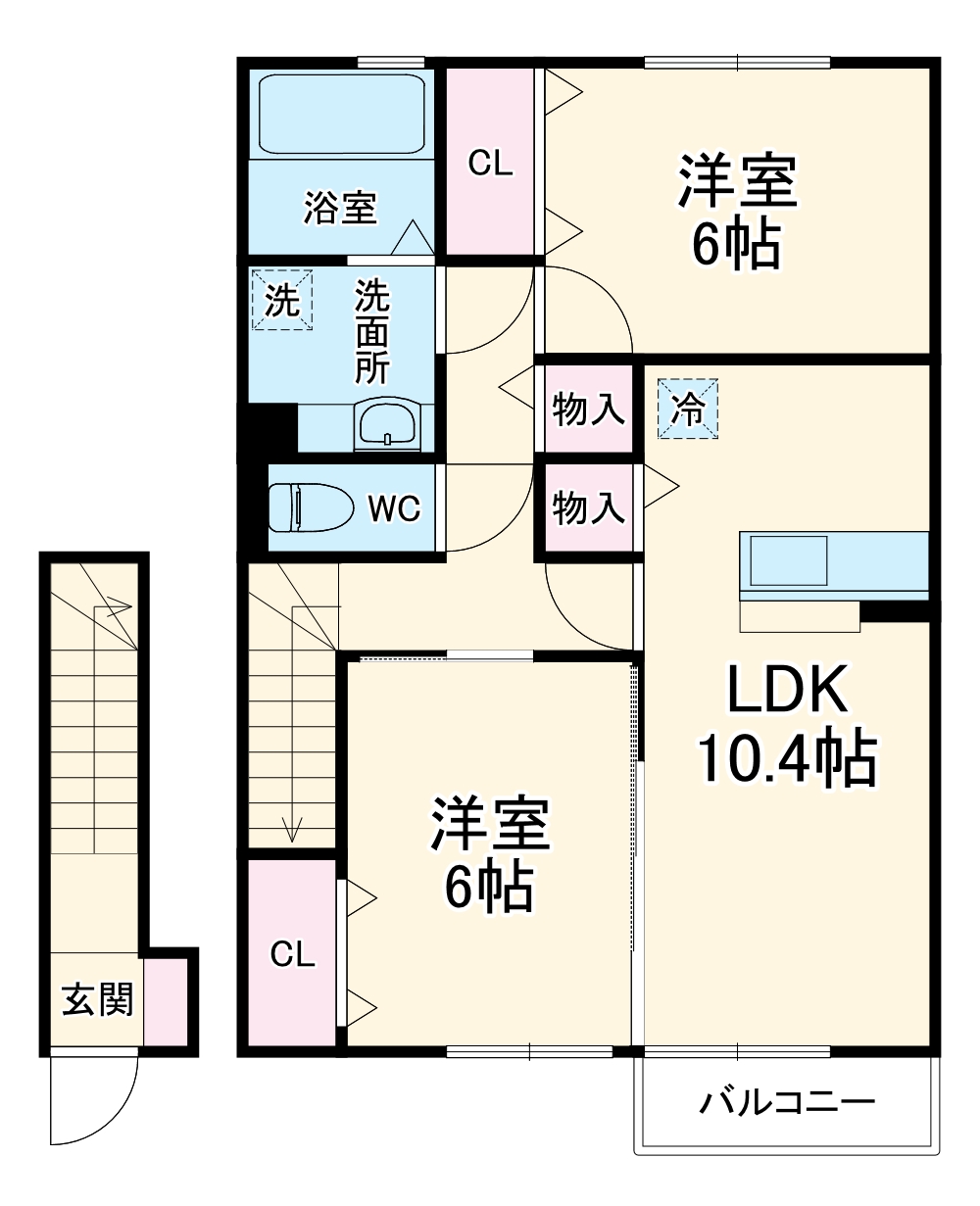 エスポワールの間取り