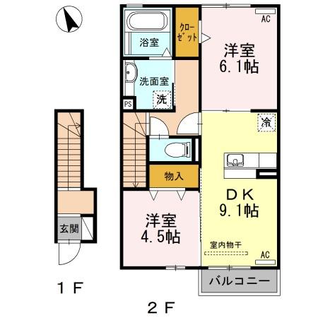 プレイスメゾンの間取り