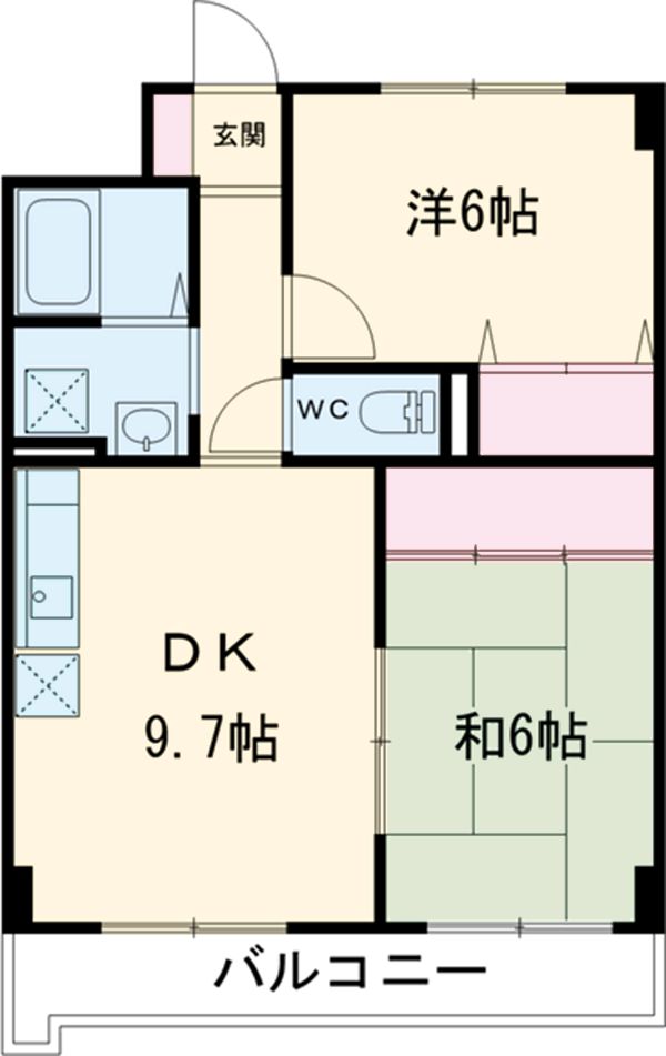 サザンヒルズの間取り