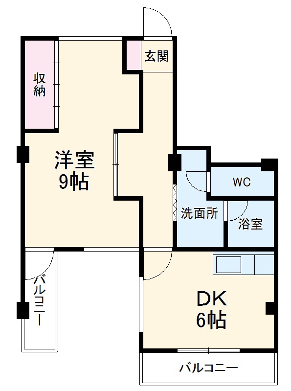 第2なかくにビルの間取り
