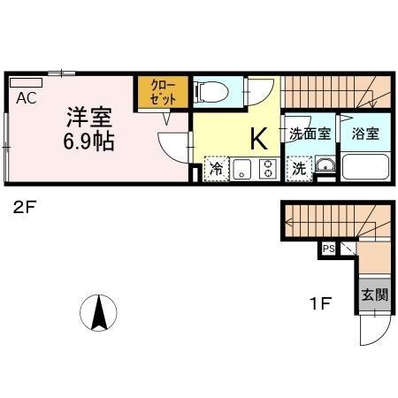 ＭＩＪＡＳ　ｋａｍｅａｒｉ－ＥＳＴＥの間取り