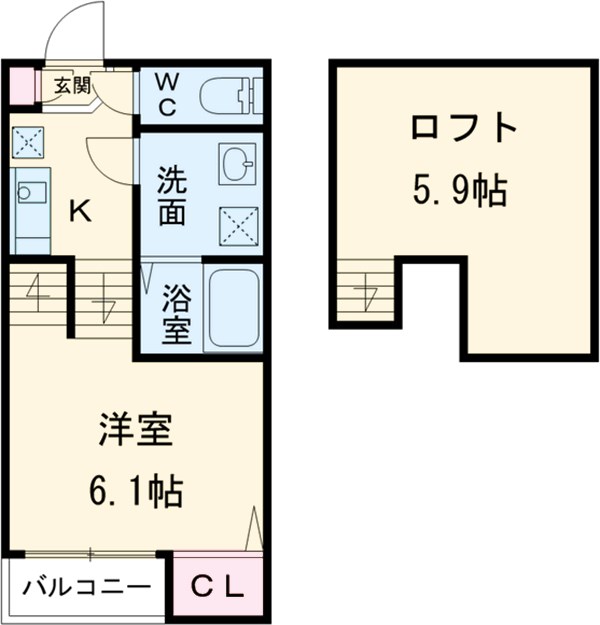 アーバンコート堀田の間取り