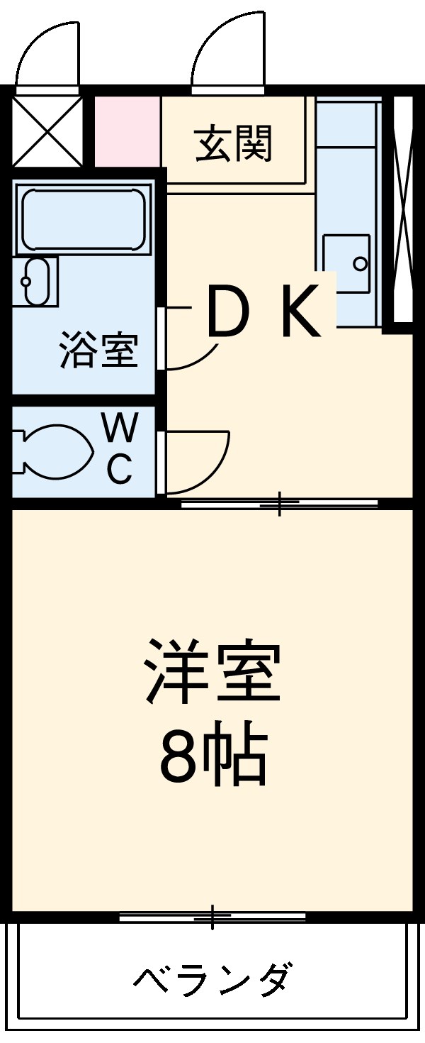 フレッシュグリーンの間取り