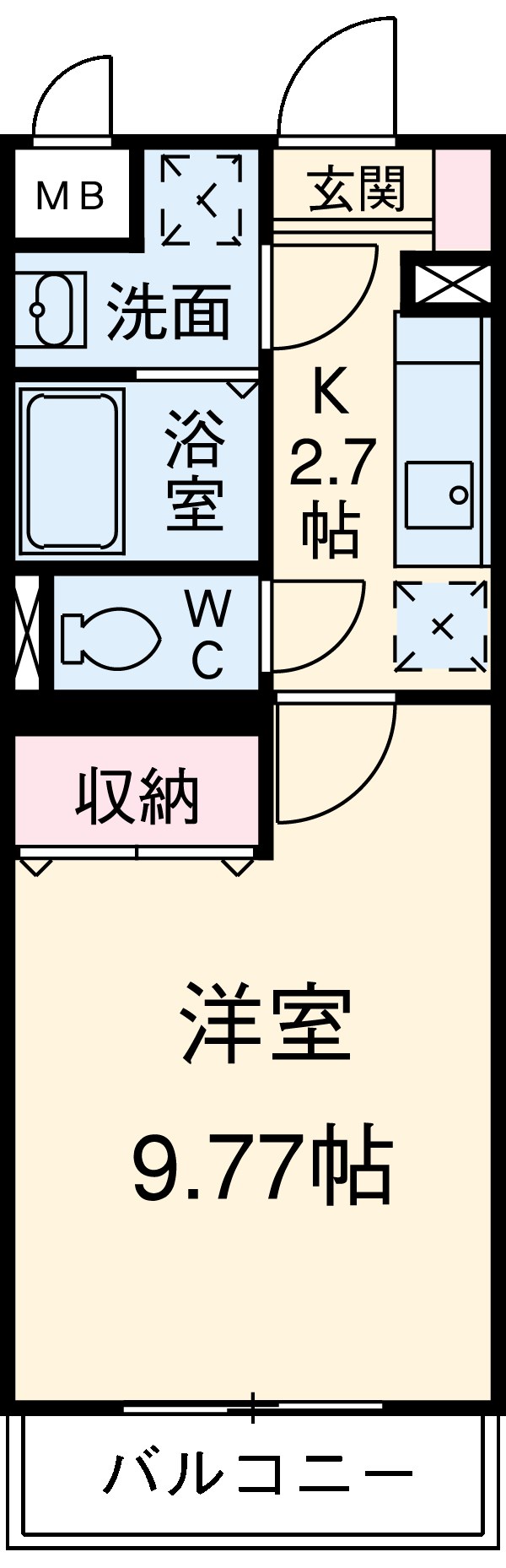 グランディールの間取り