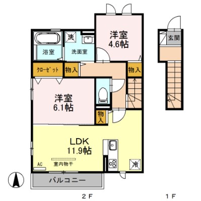 アベリアの間取り