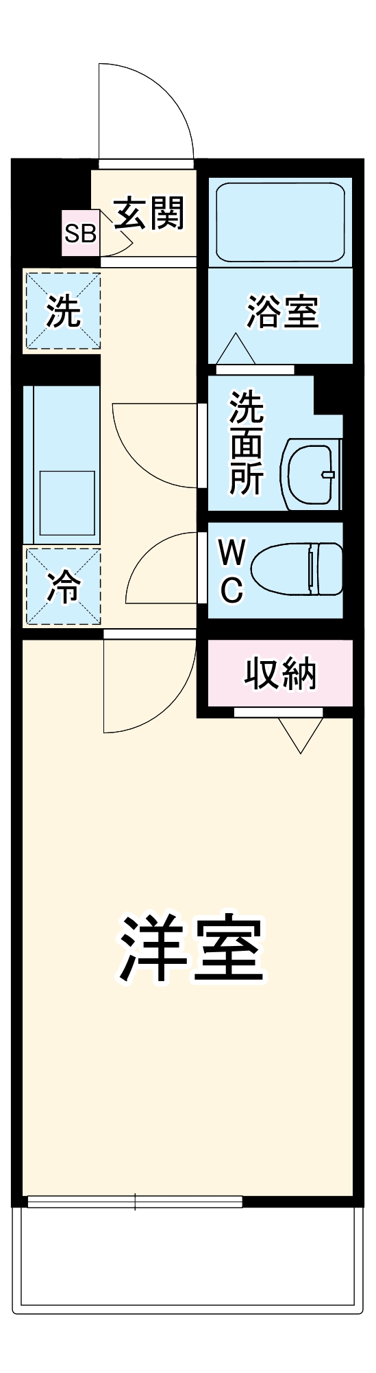 リブリ・ゆり本町の間取り