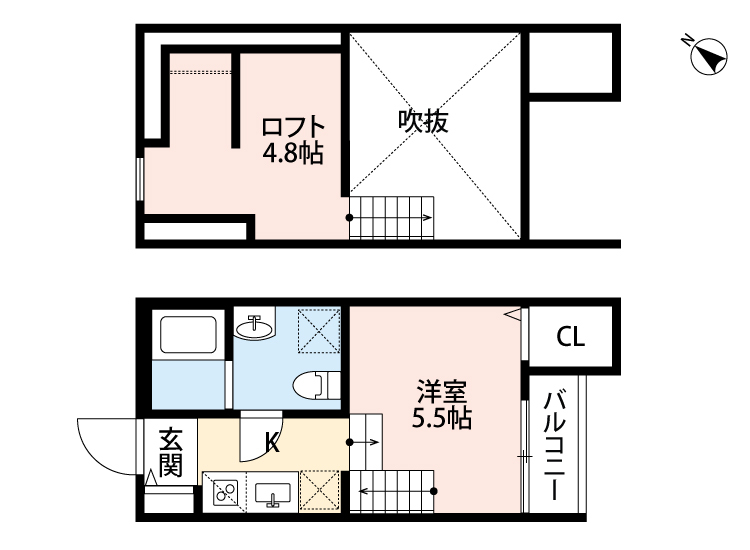 New Life 博多駅東(ニューライフ)の間取り