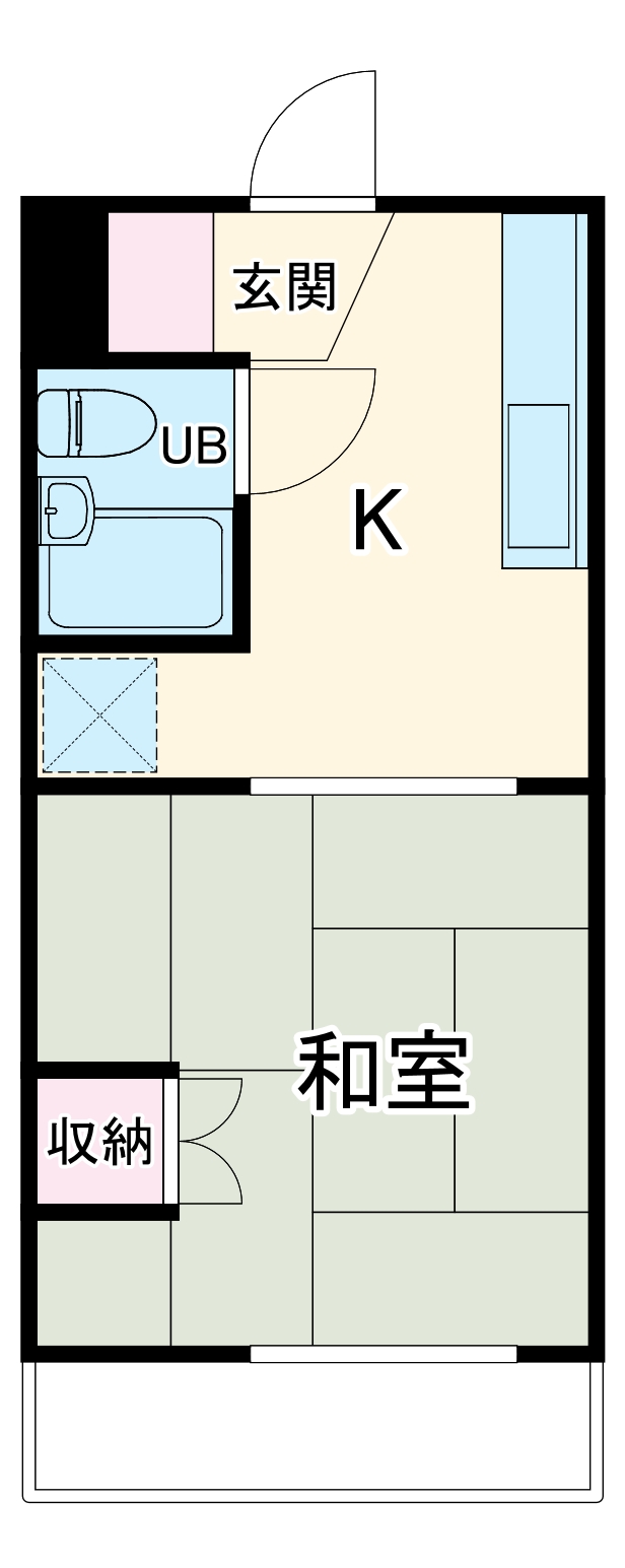 コーポキャッスルエイトの間取り
