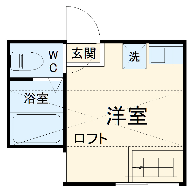 ユナイト末吉セントジョージの間取り