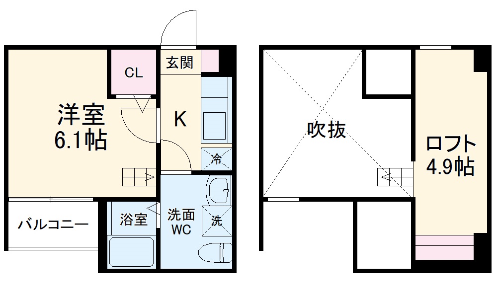 レヴレジールの間取り