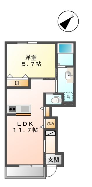 クレディールの間取り