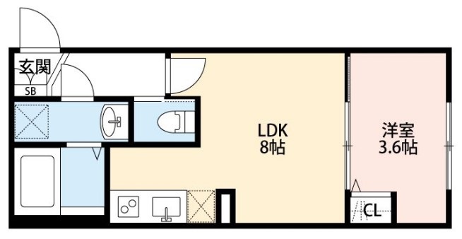 Fine Court 与野の間取り