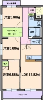 プロスペリティの間取り