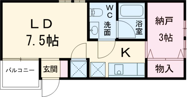 コレクション新瑞橋の間取り