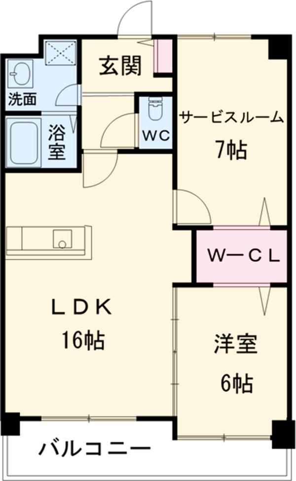 サンコート ONDA PETPLUSの間取り