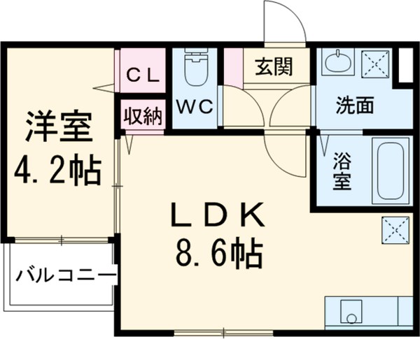 イーリス弥富通の間取り
