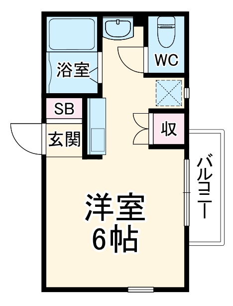 メゾン２番館・201号室の間取り