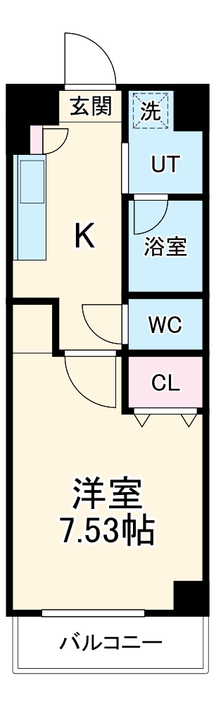 アールズコート新瑞橋駅前の間取り