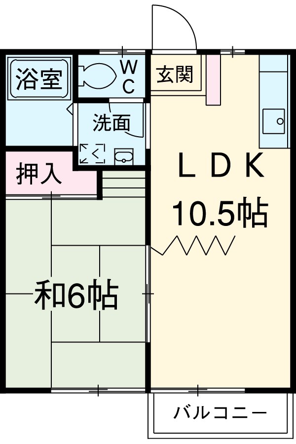メゾンスギヤの間取り