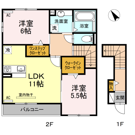 ベルドミール下松の間取り