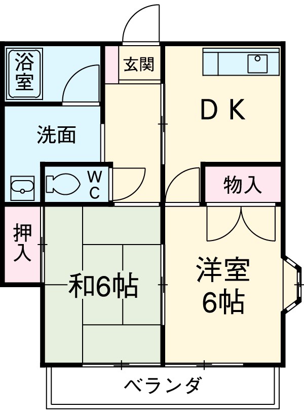 サンフラワーⅠの間取り