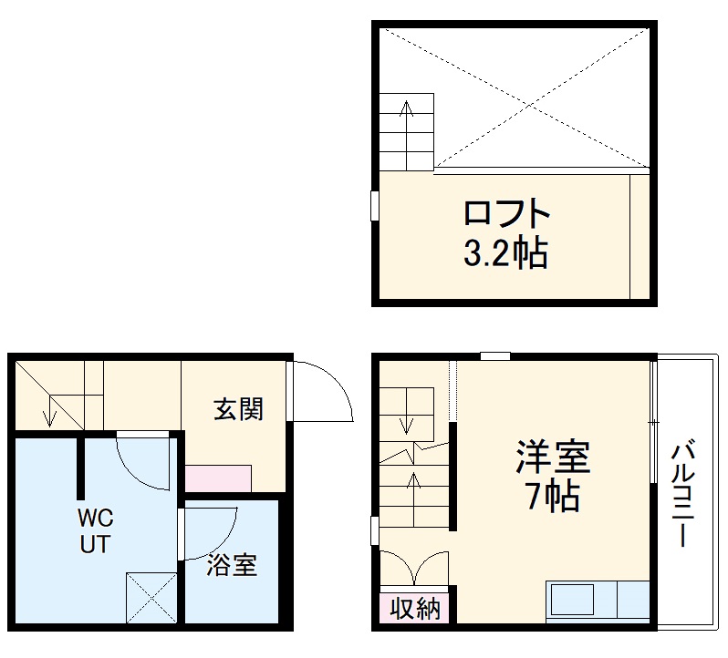 アンペルハイム本星崎の間取り