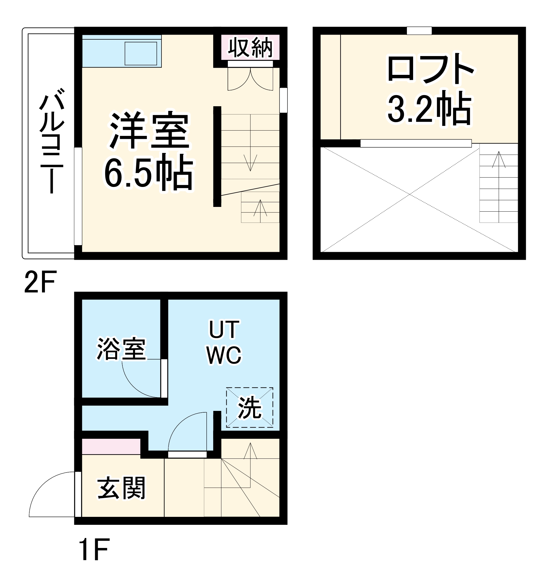 フォルトゥーナ柴田の間取り