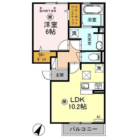 リーフハイツの間取り