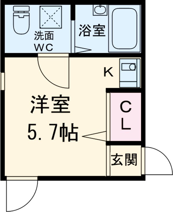 リンク亀有の間取り