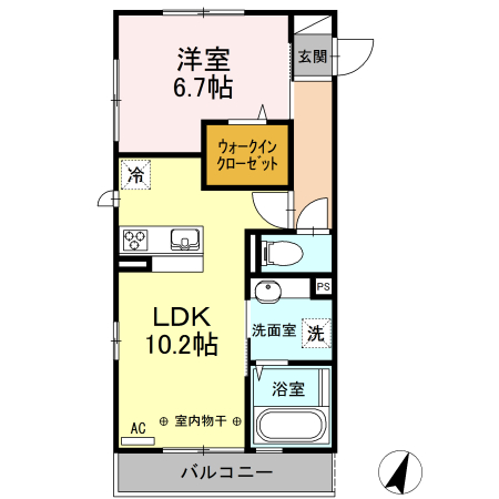 プライムメゾンの間取り