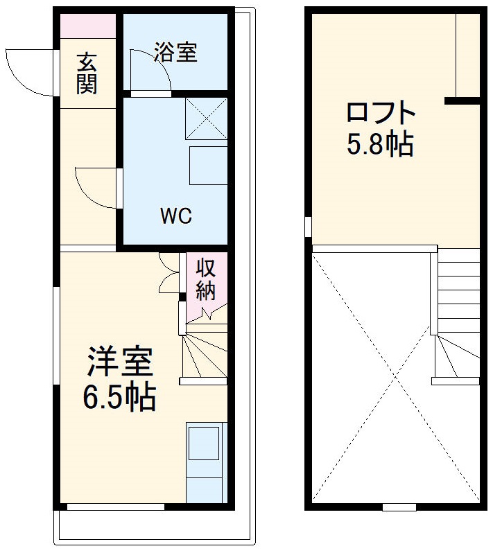 チェレスタ道徳の間取り