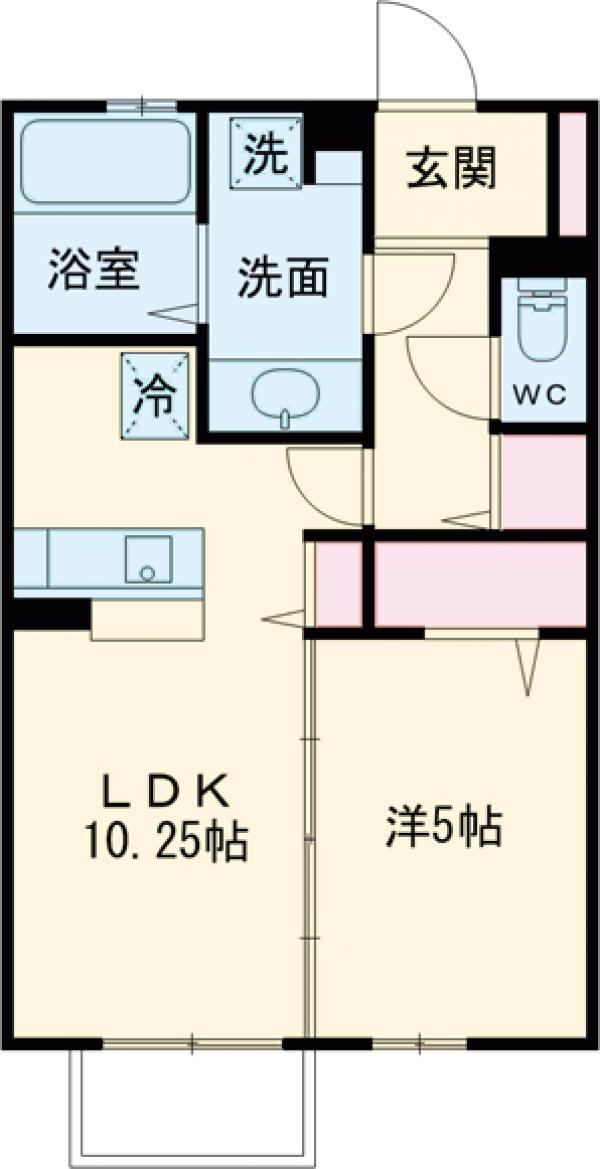 ピュア ナチュレ 一ツ家の間取り