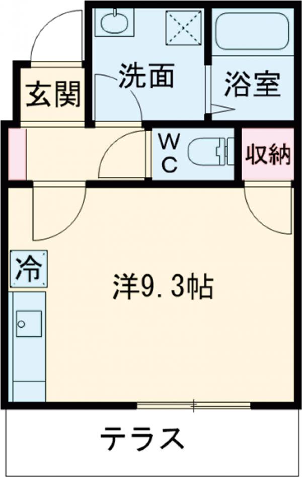 Ｏｒｉｏｎ　Ｇａｒｄｅｎ・101号室の間取り