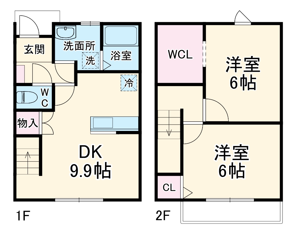 DREAM RESIDENCE 若松町Aの間取り