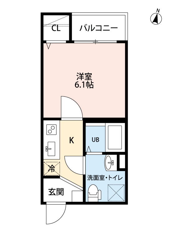 cloverの間取り