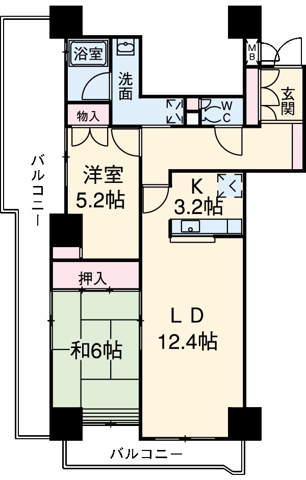 グランデュオ南街区の間取り