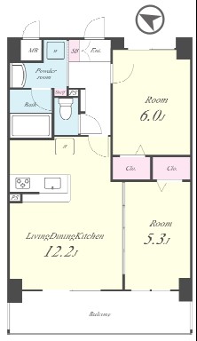 アロッジオの間取り